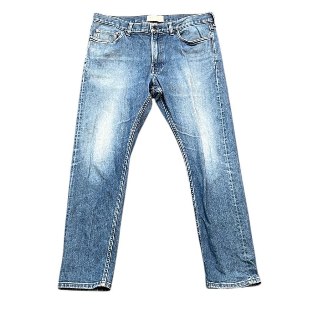 Everlane Selvedge Slim Fit Jeans Medium Wash Organic Cotton Denim - Men’s 33x29